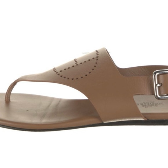 Hermes ‘Kola’ Slingback Sandals, Size 8.size 38. - Picture 3 of 5
